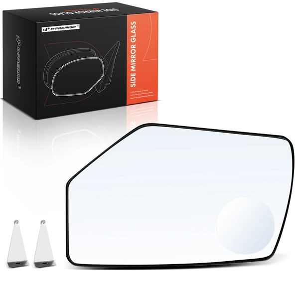 A-Premium APMGS480 Mirror Glass Left Driver Side