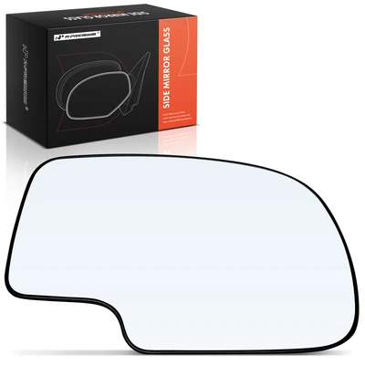 Passenger Mirror Glass with Backing Plate