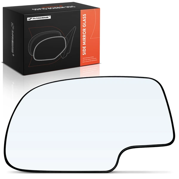 Driver Mirror Glass with Backing Plate for 1999-2004 Chevrolet Silverado 2500