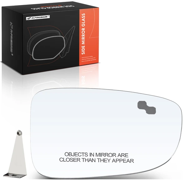 Passenger Mirror Glass with Power Adjust for Mazda 3