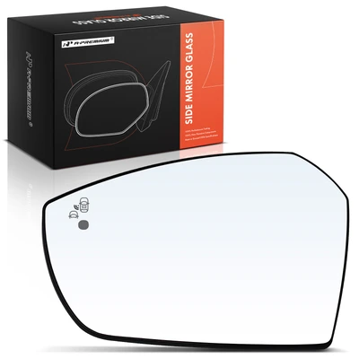Driver Mirror Glass with Manual Adjust & Blind Spot Detection