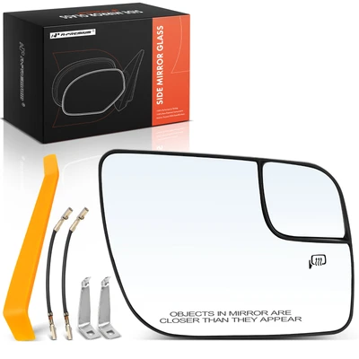 Passenger Mirror Glass with Power Mirror Adjust