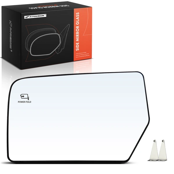 Driver Mirror Glass Heated with Power Adjust for 2007-2011 Ford Expedition