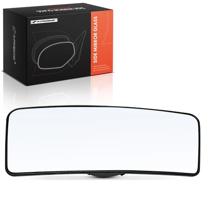 Passenger Lower Towing Mirror Glass with Manual Adjust