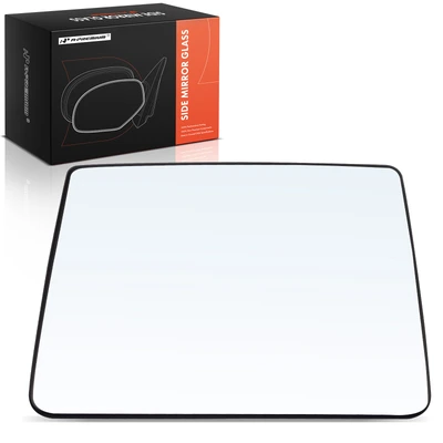 Driver Upper Mirror Glass with Manual Adjust