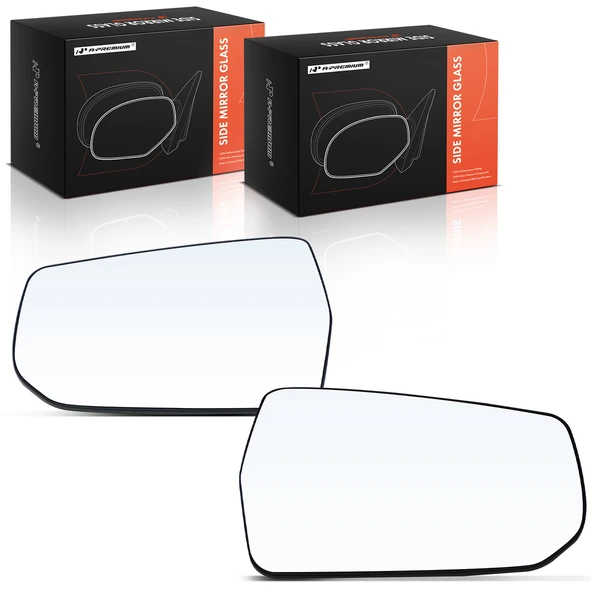 2 Pcs Driver & Passenger Mirror Glass Heated with Power Adjust for 2016-2023 Chevrolet Malibu