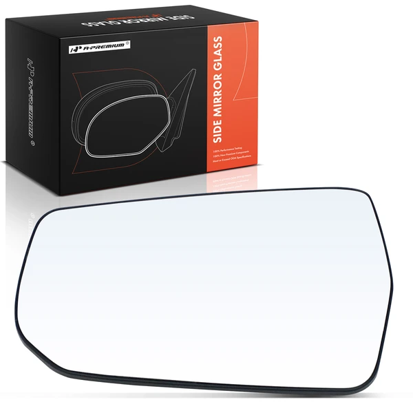 Driver Mirror Glass with Power Adjust for 2016-2023 Chevrolet Malibu