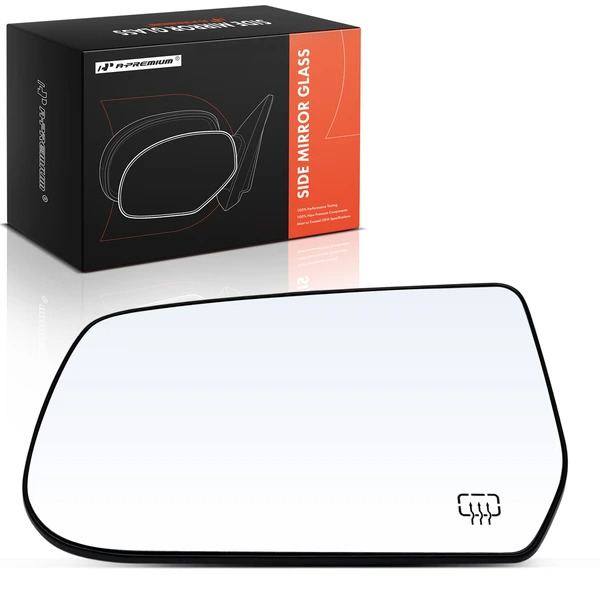 A-Premium APMGS433 Mirror Glass Left Driver Side