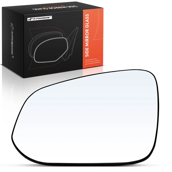 Driver Mirror Glass with Power Glass Adjust for Toyota RAV4 2013-2018