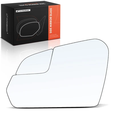 Driver Mirror Glass Heated with Spotter Glass