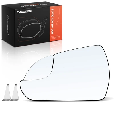 Driver Mirror Glass with Spotter Glass