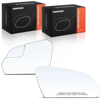 2 Pcs Mirror Glass Heated with Spotter Glass