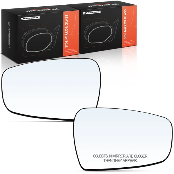 2 Pcs Mirror Glass with Power Adjust for Kia Forte Forte5 2014-2018