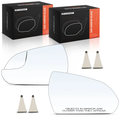 2 Pcs Mirror Glass with Manual Glass Adjust