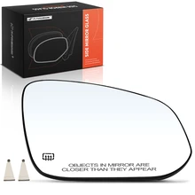 Passenger Mirror Glass with Power Adjust for 2014-2019 Toyota Highlander