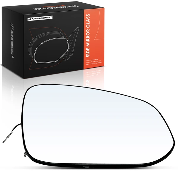 Passenger Mirror Glass Heated with Backing Plate for Toyota RAV4 2013-2018