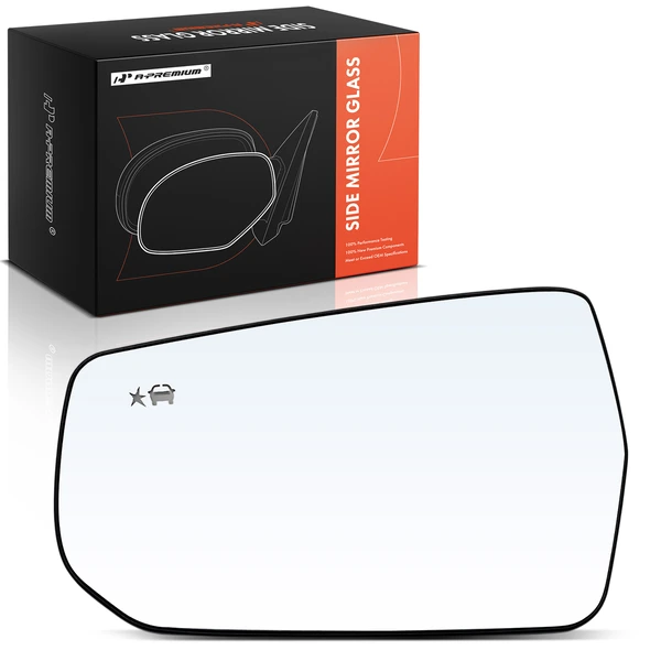 Driver Mirror Glass Heated with Power Adjust & Blind Spot Detection for 2016-2024 Chevrolet Malibu