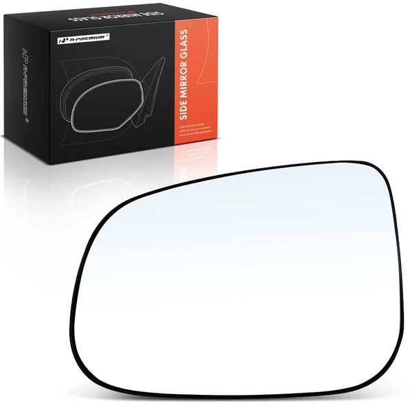 Driver Mirror Glass with Power Adjust for Volvo V60 2014-2018 S60 2011-2017 S80 2012-2016