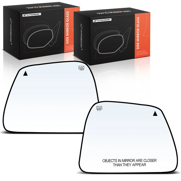 2 Pcs Mirror Glass Heated with Blind Spot Detection for Jeep Grand Cherokee 2011-2021