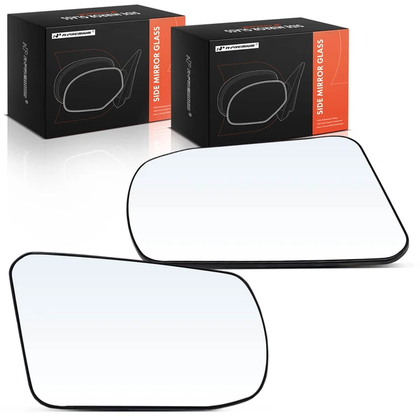 2 Pcs Driver & Passenger Mirror Glass with Heated for 2007-2013 Nissan Altima