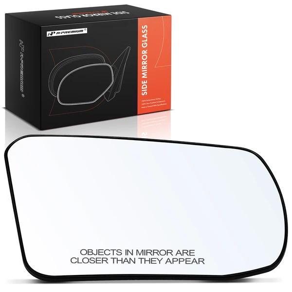 Passenger Mirror Glass with Manual Adjust for 2007-2013 Nissan Altima