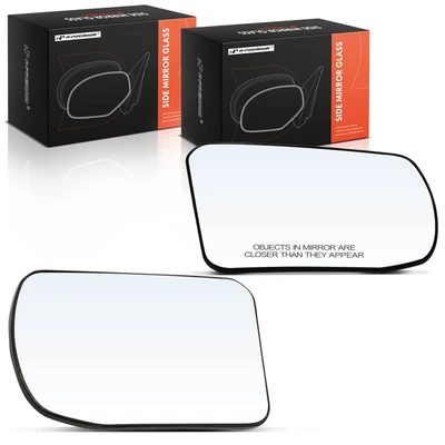 2 Pcs Driver & Passenger Mirror Glass Non-Heated