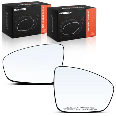 2 Pcs Mirror Glass Non-Heated with Backing Plate