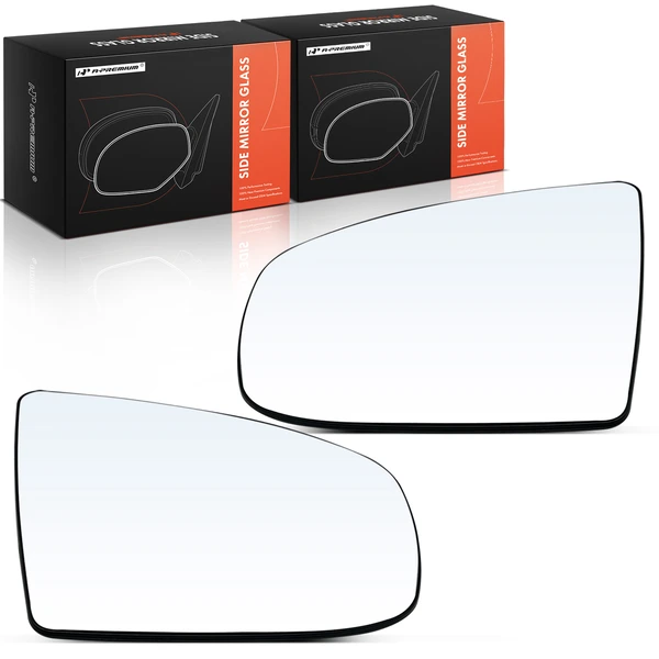 2 Pcs Mirror Glass with Heated & Power Glass Adjust for BMW X5 E70 2007-2013 X6 E71