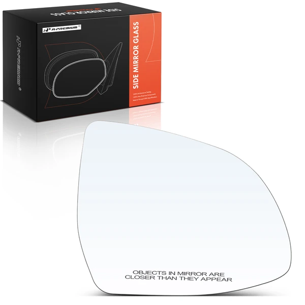 Passenger Mirror Glass with Power Adjust for BMW X3 X4 X5 X6