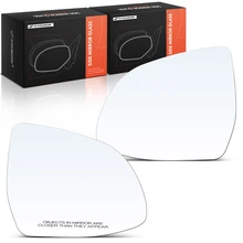 2 Pcs Mirror Glass with Heated & Power Glass Adjust for 2014-2018 BMW X5