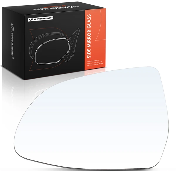 A-Premium APMGS573 Mirror Glass Left Driver Side