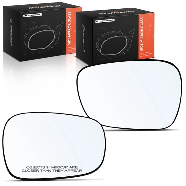 2 Pcs Driver & Passenger Mirror Glass Heated with Power Adjust for BMW X3 F25 2011-2015