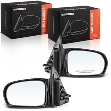 2001-2005 Honda Civic Driver & Passenger Mirror, Manual 2001-2005 Honda Civic, Black A-Premium APMI2816TW