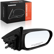 2001-2005 Honda Civic Passenger Side Mirror Assembly, Manual Adjustment, Textured Black A-Premium APMI2818TW