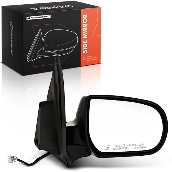 2005-2006 Mazda Tribute Right Passenger Side Mirror, Powered, with Heated, Black A-Premium APMI2823TW