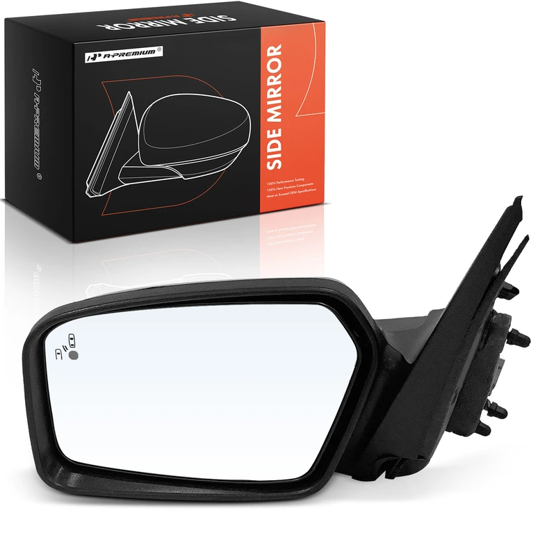 Driver Black Mirror with Power Glass Adjust for Ford Fusion Mercury Milan