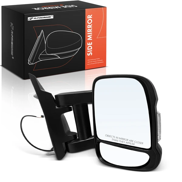 2014-2024 Ram ProMaster 2500 Front Right Passenger Side Mirror, Manual, Textured Black A-Premium APMI2530