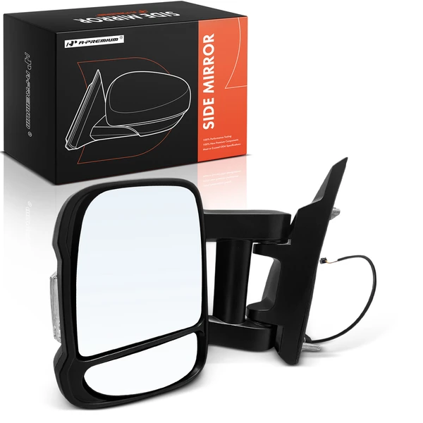 Front Left Driver Side Mirror, Manual, Textured Black A-Premium APMI2531
