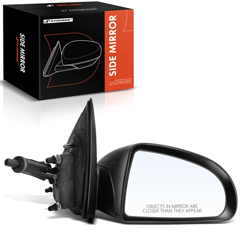Right Passenger Side Mirror, Manual, Textured Black A-Premium APMI1586TW
