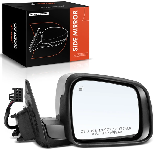 2014-2022 Dodge Durango Right Passenger Side Mirror, Powered, with Heated, Chrome A-Premium APMI1623TW