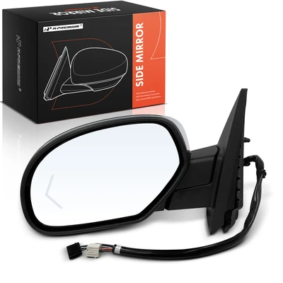 Driver Chrome Mirror with Power Glass Adjust