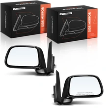 1997-2001 Honda CR-V Driver & Passenger Side Mirror Assembly, Power Adjustmented, Smooth Black A-Premium APMI3535PG