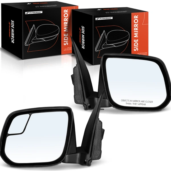 2015-2017 Chevrolet Colorado Driver & Passenger Mirror, Powered 2015-2017 Chevrolet Colorado, Primed Black A-Premium APMI1633TW