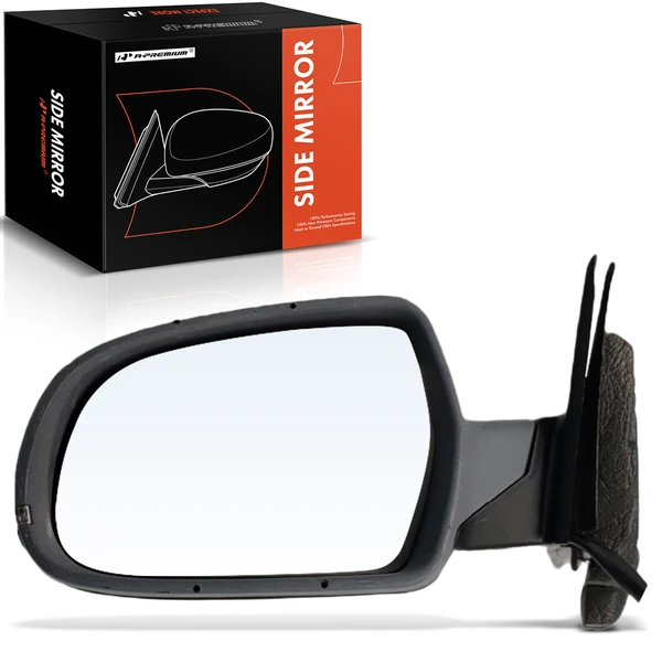 2011-2013 Audi A3 Quattro Right Passenger Side Mirror, Powered, with Heated, Primed Gray A-Premium APMI1638TW