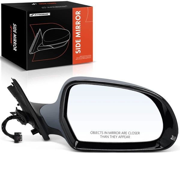 Right Passenger Side Mirror, Powered, with Heated, Primed Gray A-Premium APMI1641TW