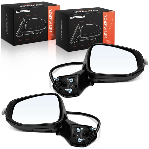 2011-2013 Audi A3 Driver & Passenger Mirror, Powered, with Heated, Primed Gray A-Premium APMI1640TW