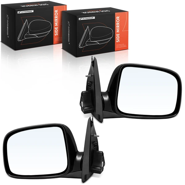 2009-2012 Chevrolet Colorado Driver & Passenger Mirror, Powered 2009-2012 Chevrolet Colorado, Smooth Black A-Premium APMI1647TW