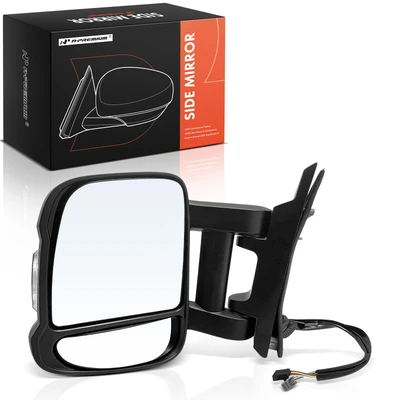 Driver Black Power Mirror with Heated