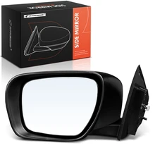 2007-2009 Mazda CX-9 Left Driver Side Mirror, Powered 2007-2009 Mazda CX-9, Smooth Black A-Premium APMI2861TW