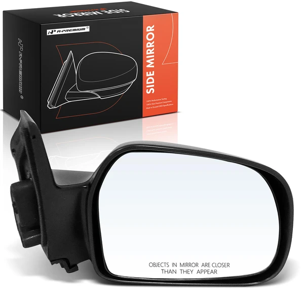 Front Right Passenger Side Mirror, Manual, Black A-Premium APMI2862TW